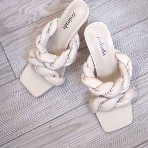 (84-2492) 🔥3/$20🔥 risdoada Women's Block Chunky Heels Sandals Sz 41 (10.5) - Picture 7 of 11